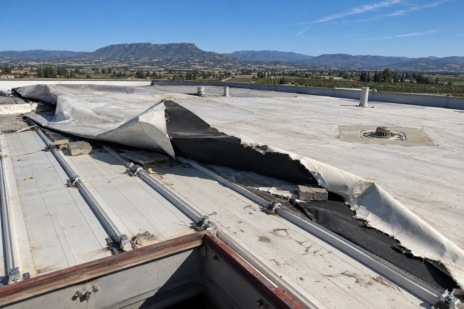 Fire, Ember and Smoke Damage Roof Repair