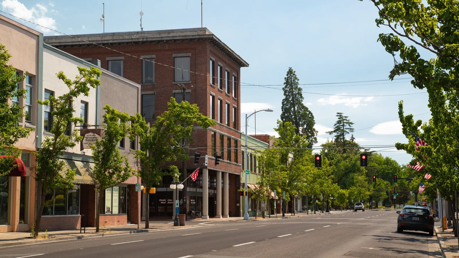 Main street in downtown Medford