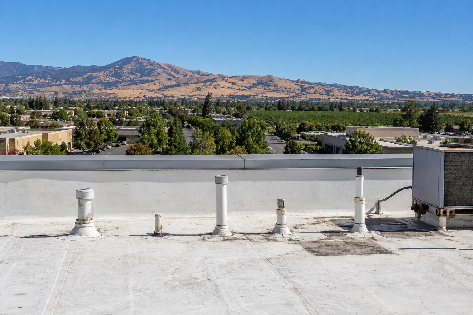 Commercial Roofing on the North Riverside and Crater Lake Highway Corridor, Medford, OR